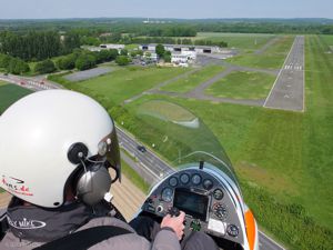 Gyrocopter selber fliegen Pilot in Hünxe Dinslaken Schwarze Heide