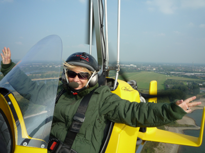 Heiratsantrag Gyrocopter Rundflug