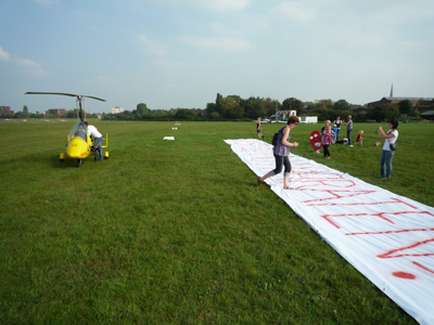 Heiratsantrag Tragschrauber Rundflug