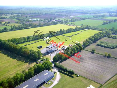 Das Musikfestival in Dinslaken Bottrop fotografiert aus einem Gyrocopter