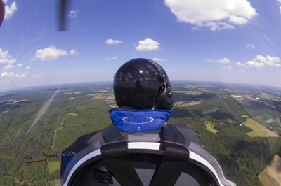 Foto zum Erlebnisbericht von Bernd Sollonds zum Tragschrauberflug in Hünxe